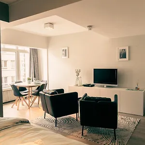 Ruime 2 Pers Bij Casino Oostende: Geniet Zee, Kunst, En Relax Apartment